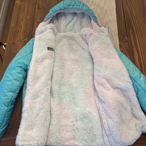 Eddie Bauer Light Blue Kids Puffer Jacket - Picture 2 of 2